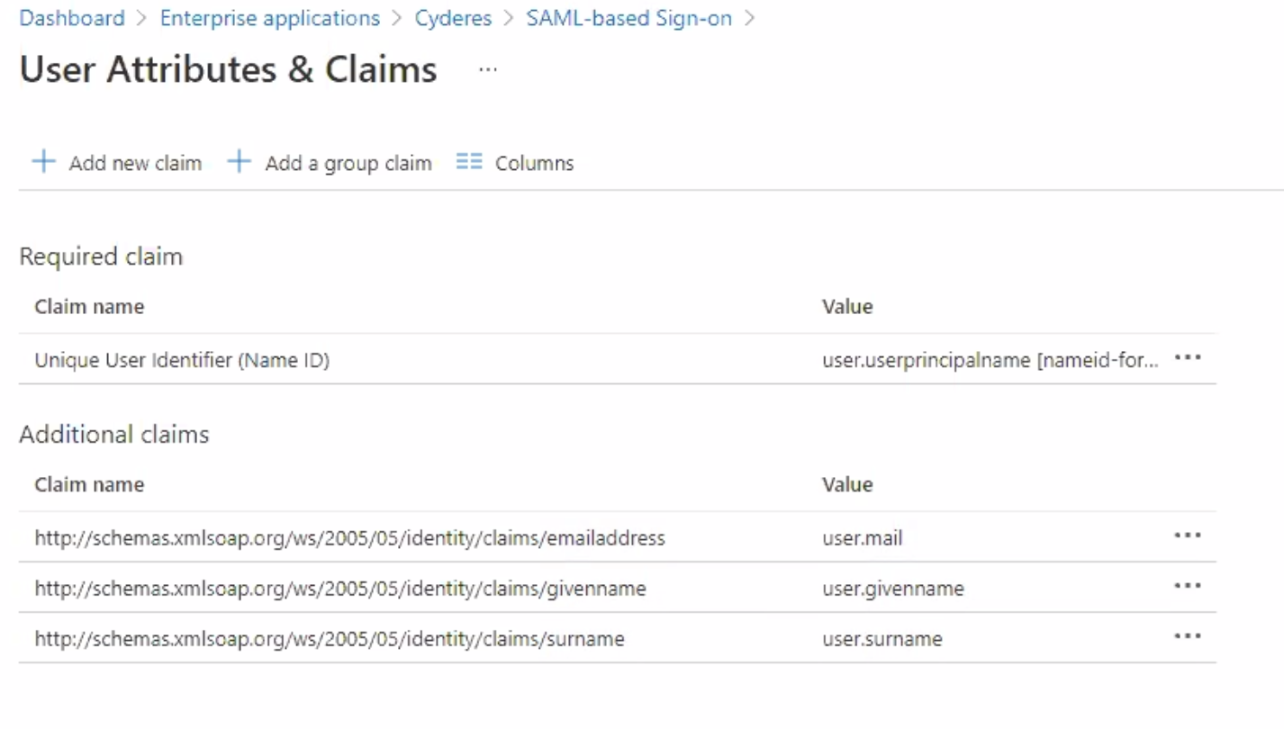 azure-attributes-and-claims